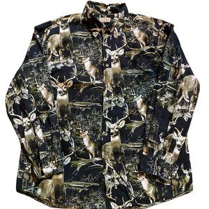 Rugged Earth Deer Button Down